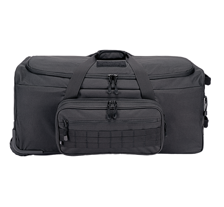 Sac de voyage Brandit US Cooper Trolley 140 L polyester 600D trois roulettes MOLLE