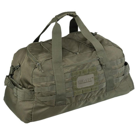 Sac de voyage Mil-Tec Cargo Combat 54L polyester enduit PU avec MOLLE et bandoulière amovible