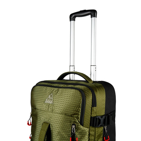 Sac de voyage cabine à roulettes Ares Elite Case 48 L toile Ripstop poche ordinateur