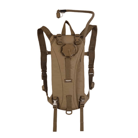 Sac d'hydratation Source Tactical 2 ou 3 L interface QCA et port de remplissage externe