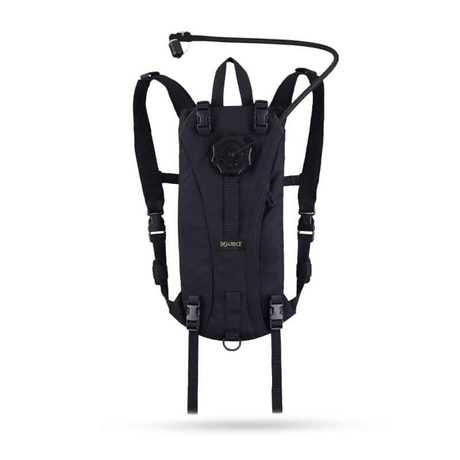 Sac d'hydratation Source Tactical 2 ou 3 L interface QCA et port de remplissage externe
