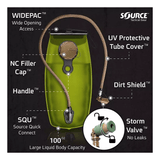 Sac d'hydratation TACTICAL 2L / 3L Source Tactical - Noir - Welkit.com