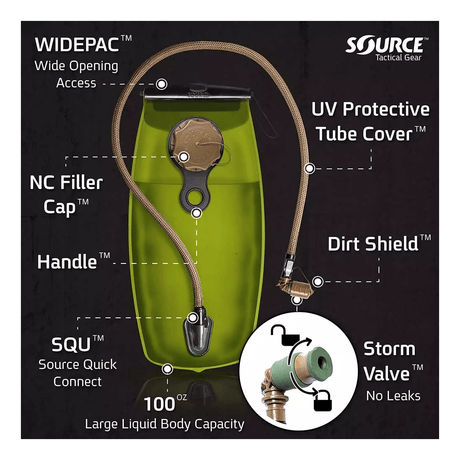 Sac d'hydratation Source Tactical 2L / 3L