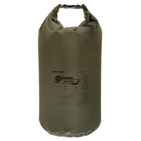 Sac étanche Mil-Tec Dry Bag 13L polyester 210T enduit PU 60 g colonne d'eau 5 000 mm