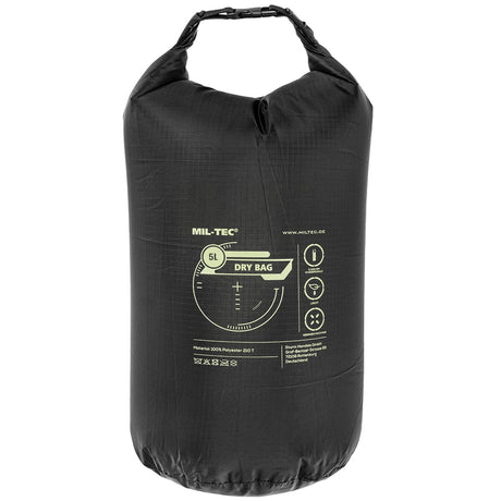 Sac étanche Mil-Tec Dry Bag 5 litres polyester roll-top ultraléger