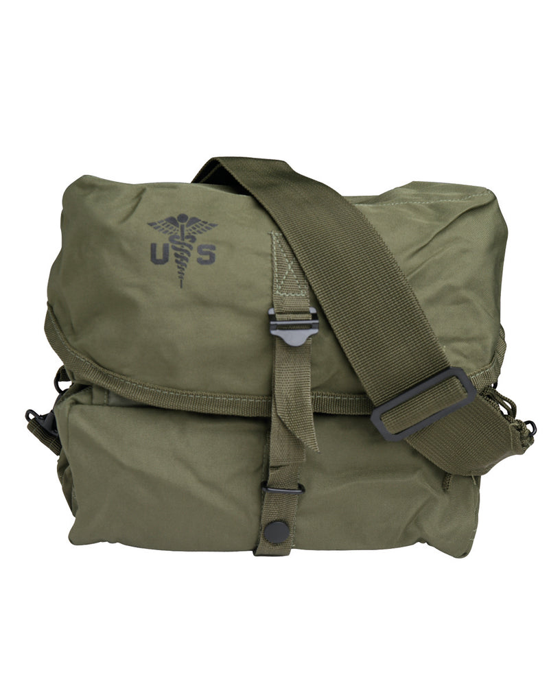 Sac médical type US Mil-Tec en polyester 600D 25 × 21 × 13,5 cm avec bandoulière