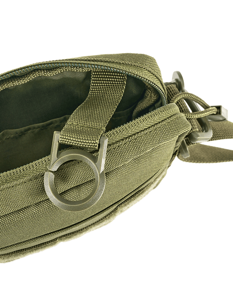 Sacoche Brandit City polyester 600D bandoulière détachable MOLLE 18 x 19 x 4 cm
