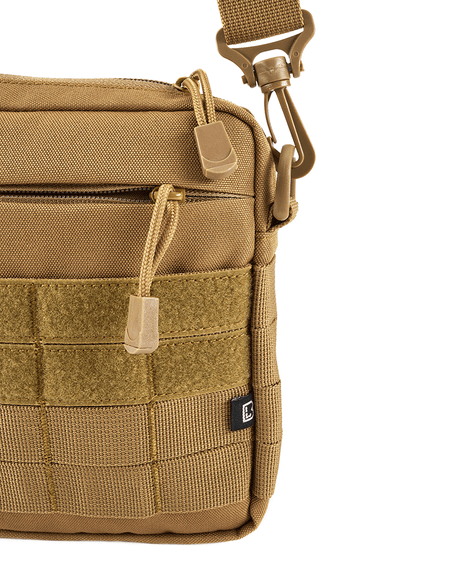 Sacoche Brandit City polyester 600D bandoulière détachable MOLLE 18 x 19 x 4 cm