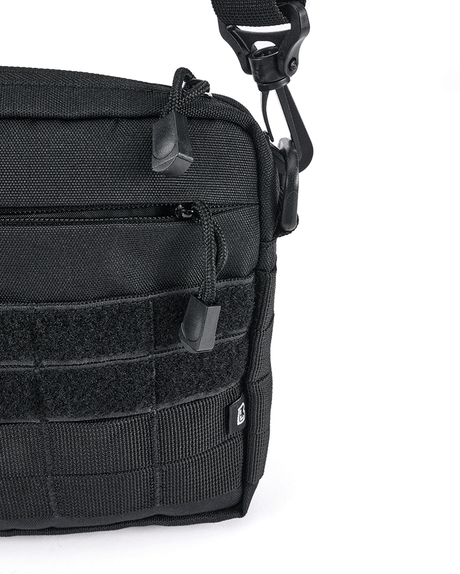 Sacoche Brandit City polyester 600D bandoulière détachable MOLLE 18 x 19 x 4 cm