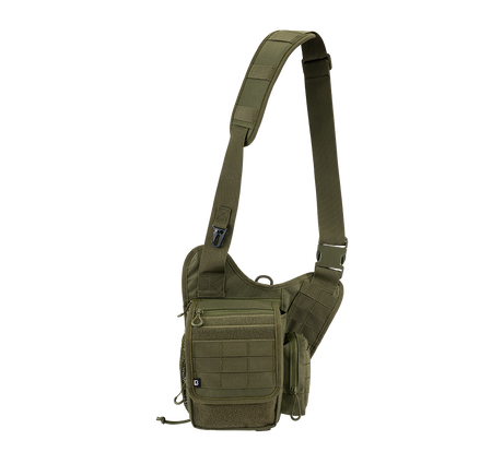 Sacoche Brandit Travel Side polyester 600D bandoulière matelassée poche tablette