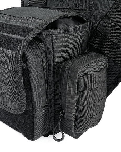 Sacoche Brandit Travel Side polyester 600D bandoulière matelassée poche tablette