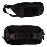 Sacoche banane Mil-Tec Laser Cut polyester 700D 23,5 × 12 cm avec ceinture réglable