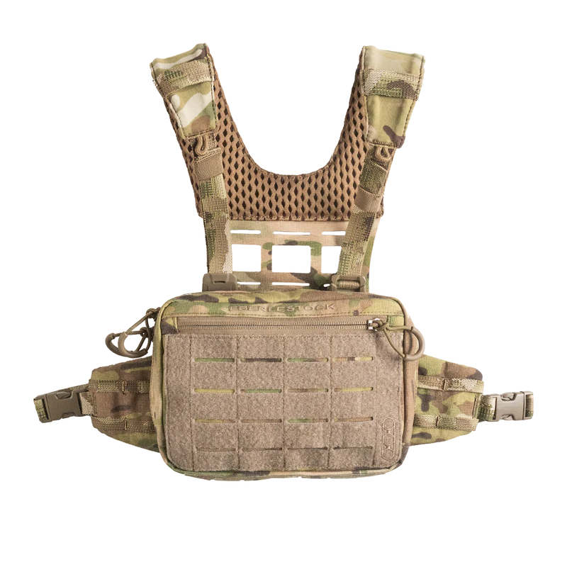 Sacoche de poitrine tactique Eberlestock Fury 2 L à profil bas en ripstop 500D