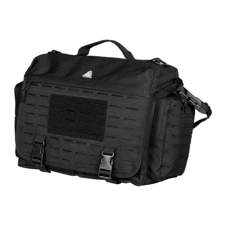 Sacoche reporter Ares Tactical Report avec compartiment ordinateur molletonné et étui carte état-major