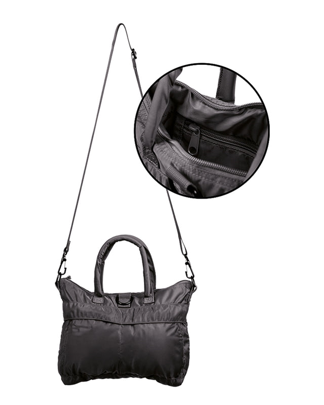 Sacoche type sac à casque d'aviateur Mil-Tec en nylon 28 × 21 × 6 cm avec bandoulière