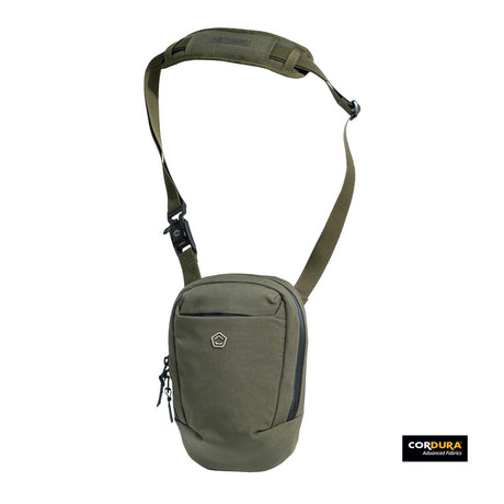 Sacoche verticale Pentagon Consul Sling 3 L en Cordura 500D fermeture magnétique Fidlock
