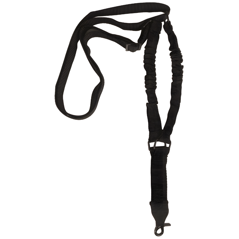 Sangle d'arme 1 point Mil-Tec Tactical Bungee polyester enduit PVC réglable 65 à 123 cm