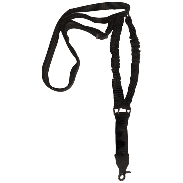 Sangle d'arme 1 point Mil-Tec Tactical Bungee polyester enduit PVC réglable 65 à 123 cm
