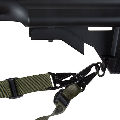 Sangle d'arme Ares ISTC Combat 1 ou 2 points pour HK416 en nylon à crochets à ressort