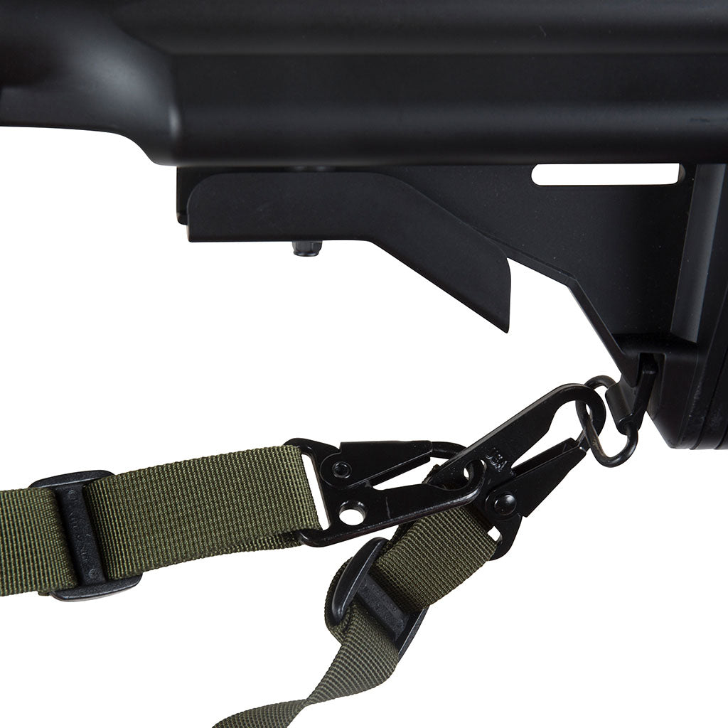 Sangle d'arme Ares ISTC Combat 1 ou 2 points pour HK416 en nylon à crochets à ressort