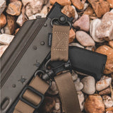 Sangle d'arme MS4 Dual QD Gen2 Magpul convertible nylon 3,2 cm anneau acier