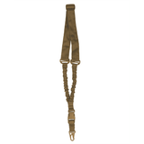 Sangle pour arme 1 point Mil-Tec Basic Bungee polyester avec mousqueton métallique et inserts élastiques