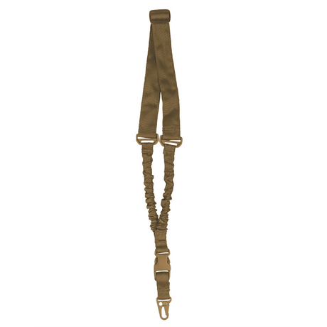 Sangle pour arme 1 point Mil-Tec Basic Bungee polyester avec mousqueton métallique et inserts élastiques