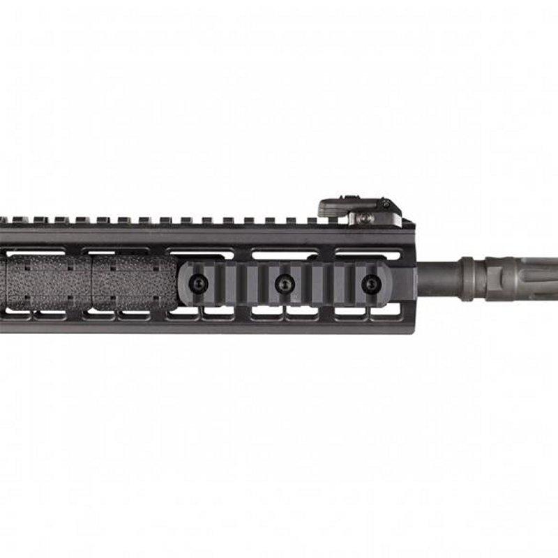 Section de rail Picatinny M-LOK Magpul aluminium 9 slots 10,4 cm visserie incluse