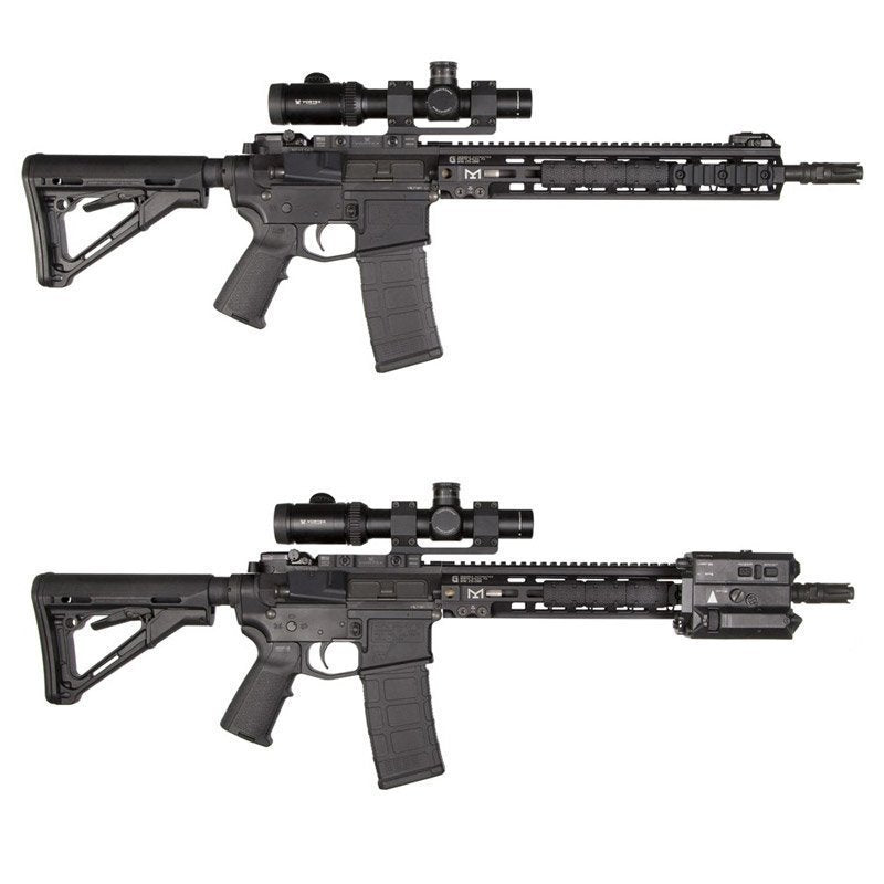 Section de rail Picatinny M-LOK Magpul aluminium 9 slots 10,4 cm visserie incluse