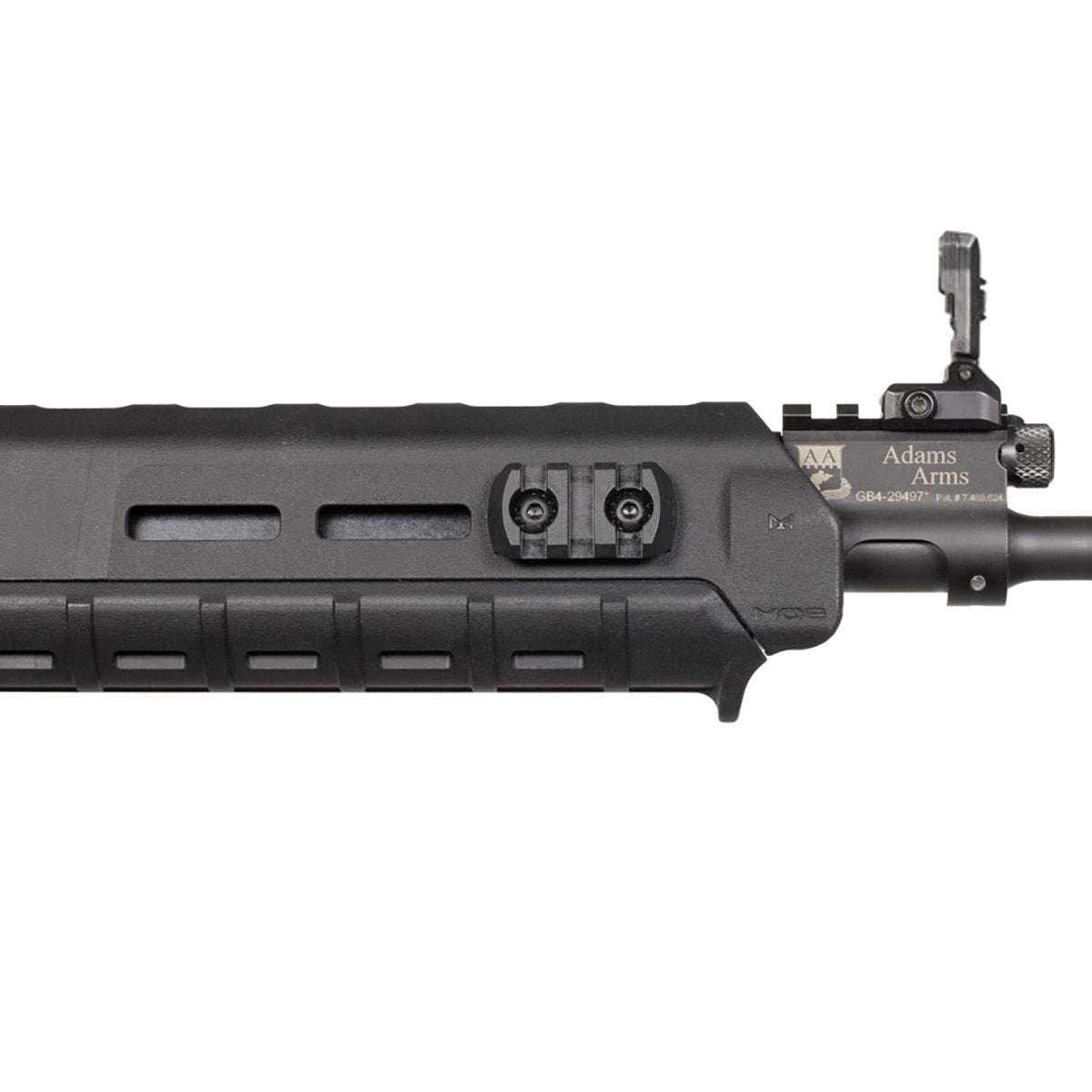 Section de rail Picatinny M-LOK Magpul polymère 3 slots 4 cm avec visserie