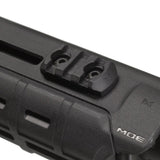 Section de rail Picatinny M-LOK Magpul polymère 3 slots 4 cm avec visserie