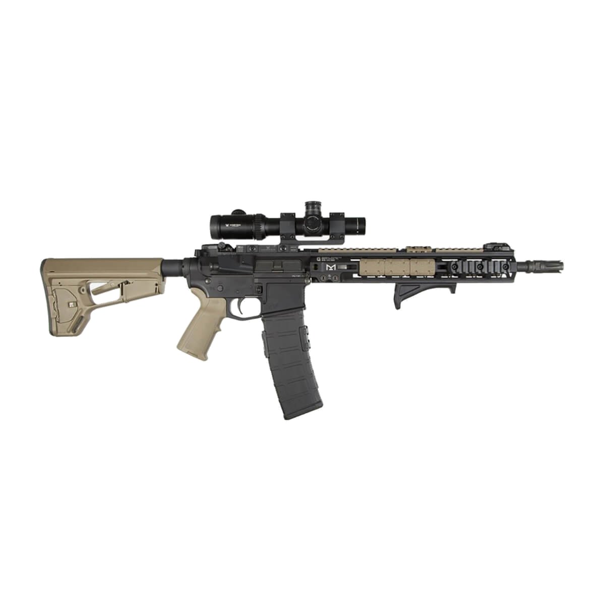 Section de rail Picatinny Magpul M-LOK 9 emplacements en polymère avec visserie