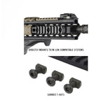 Section de rail Picatinny Magpul M-LOK 9 emplacements en polymère avec visserie