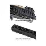 Section de rail Picatinny Magpul M-LOK 9 emplacements en polymère avec visserie