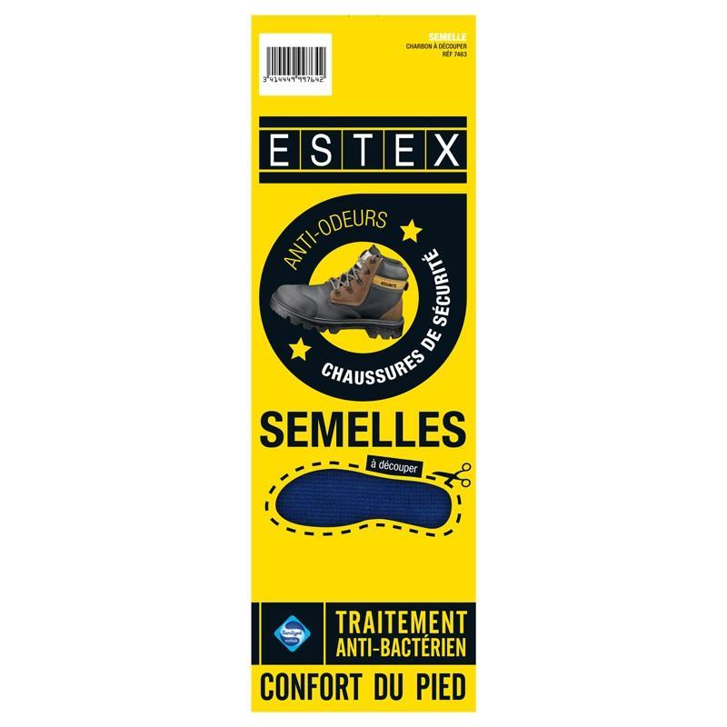 Semelles Estex Charbon Anti-Odeur