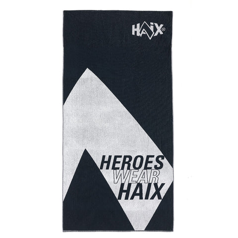 Serviette Haix Towel en coton 90 x 180 cm avec rabat de 30 cm, tissée en Autriche
