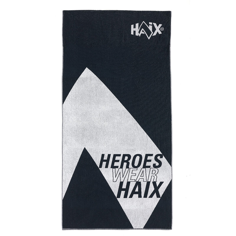 Serviette Haix Towel en coton 90 x 180 cm avec rabat de 30 cm, tissée en Autriche