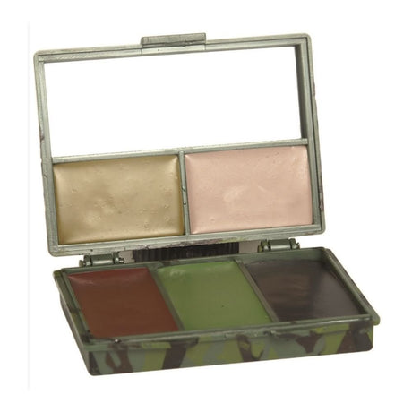 Set crème de camouflage Mil-Tec 5 teintes 26 ml avec miroir intégré