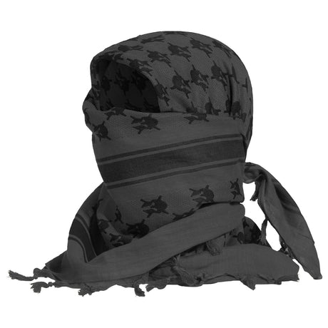 Shemagh Pentagon Atreus en coton peigné 115 x 112 cm pour visage cou et tête