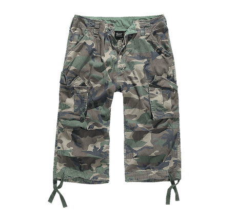 Short 3/4 Brandit Urban Legend en coton doublé avec cordon de serrage en bas de jambe