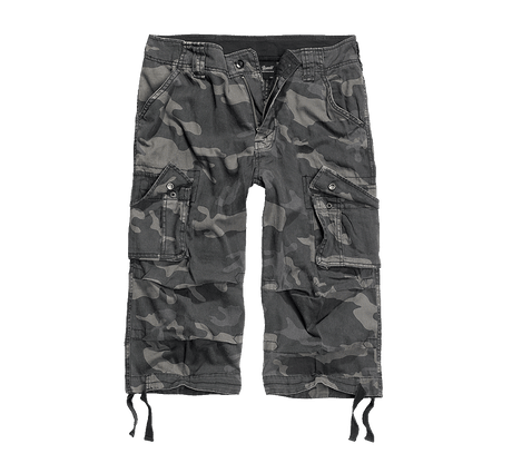 Short 3/4 Brandit Urban Legend en coton doublé avec cordon de serrage en bas de jambe