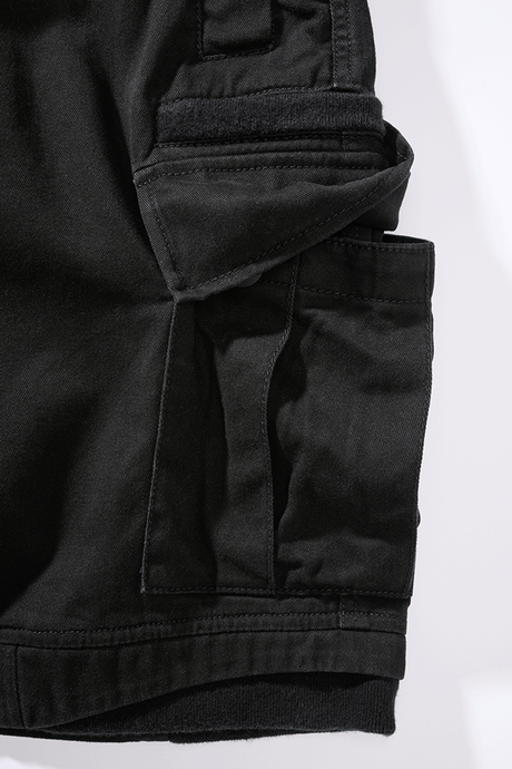 Short Brandit Packham Vintage en coton six poches avec ceinture élastique à cordon