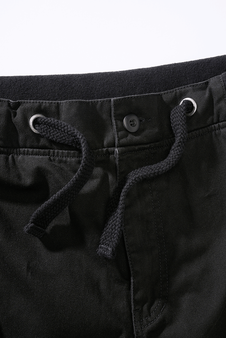 Short Brandit Packham Vintage en coton six poches avec ceinture élastique à cordon