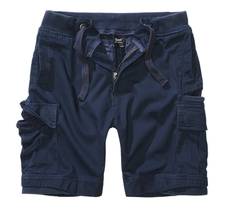 Short Brandit Packham Vintage en coton six poches avec ceinture élastique à cordon