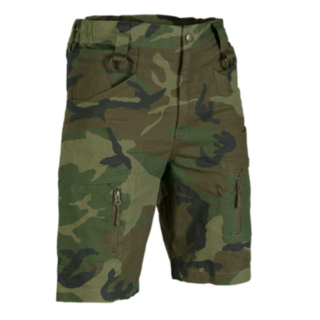 Short Mil-Tec Assault coton 100 % Ripstop avec poches cuisse fermeture YKK et passants D-Ring