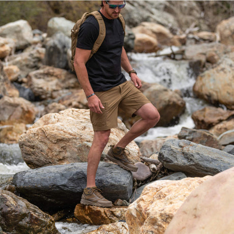 Short Trail 5.11 Tactical Enduro-Flex DWR à 8 poches entrejambe 9,5 pouces randonnée