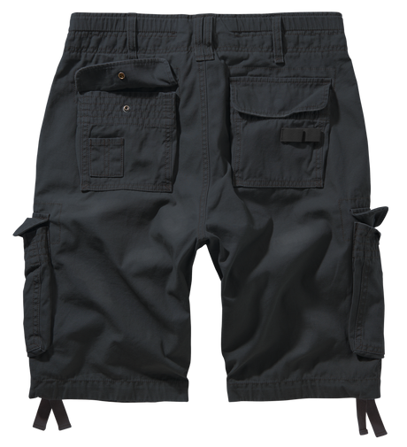 Short cargo Brandit Pure Vintage en coton à jambe large et double cordon de serrage