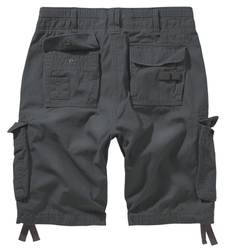 Short cargo Brandit Pure Vintage en coton à jambe large et double cordon de serrage