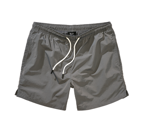 Short de bain Brandit Swimshort Basic en nylon à doublure filet et poche à glissière