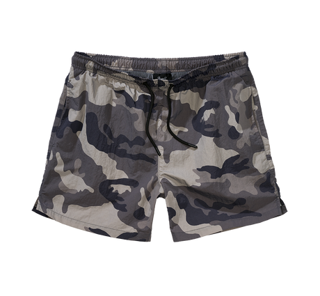 Short de bain Brandit Swimshort Basic en nylon à doublure filet et poche à glissière